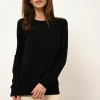 HELEN pull col rond noir