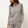 HELEN pull col rond nuage chiné