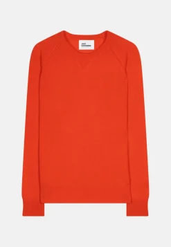 HELEN pull col rond orange