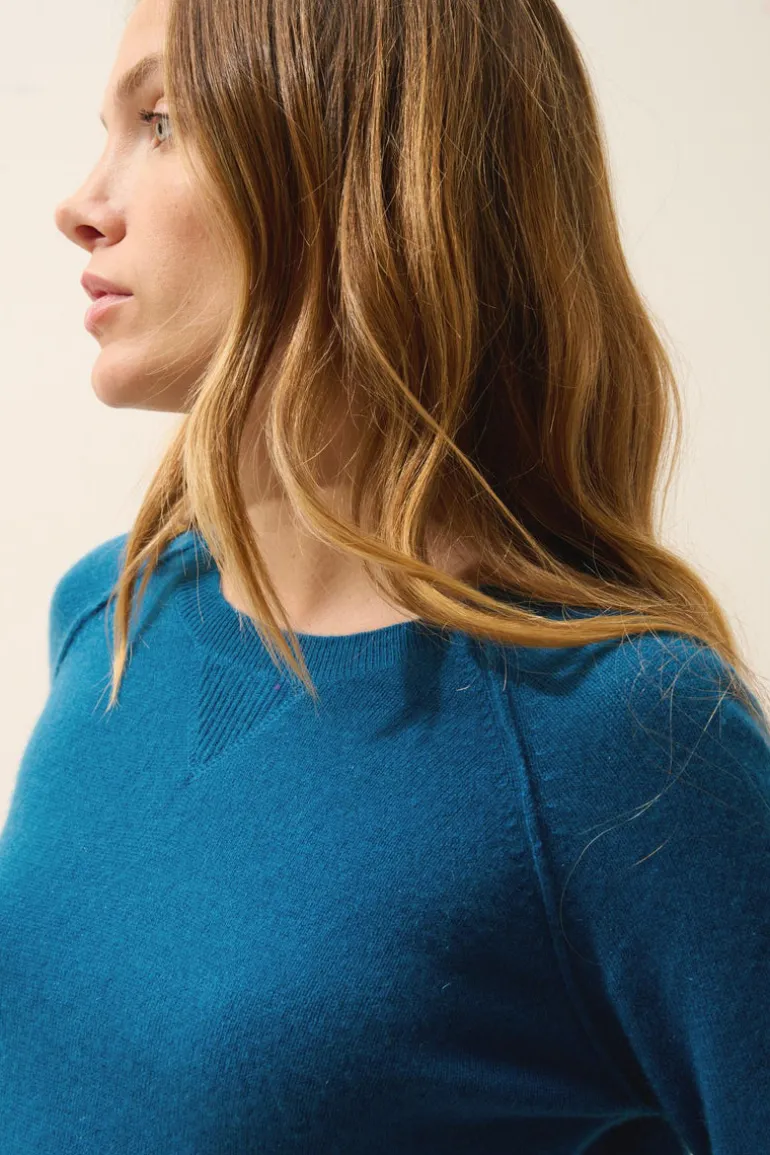 HELEN pull col rond paon