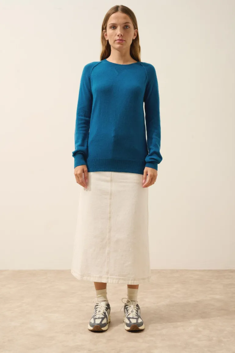 HELEN pull col rond paon