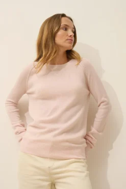 HELEN pull col rond poudre