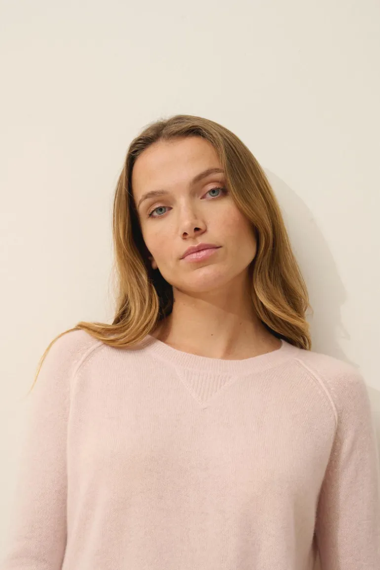 HELEN pull col rond poudre