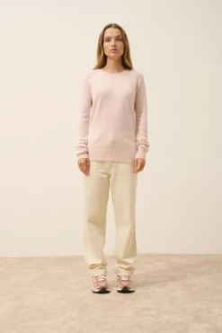 HELEN pull col rond poudre