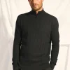 HILMIR pull col camionneur noir