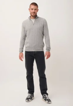 HILMIR pull col camionneur nuage chiné