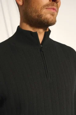 HILMIR pull col camionneur noir