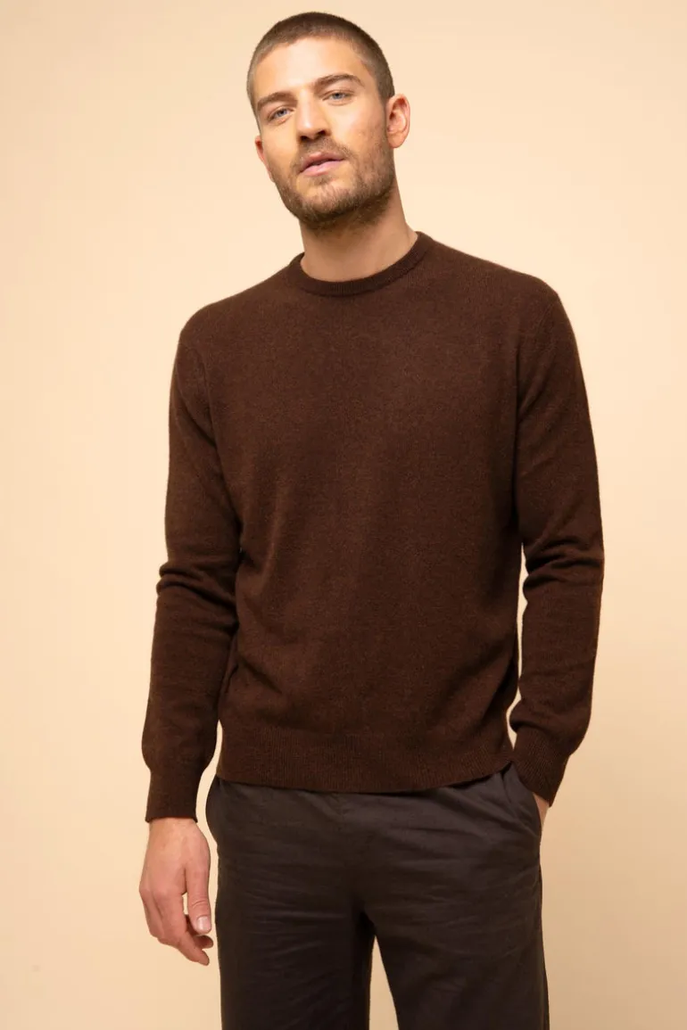 HOWARD pull col rond café