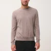 HOWARD pull col rond caribou chiné