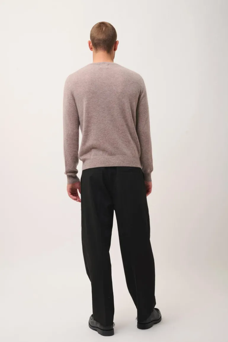 HOWARD pull col rond caribou chiné