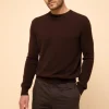 HOWARD pull col rond choco