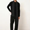 HOWARD pull col rond noir