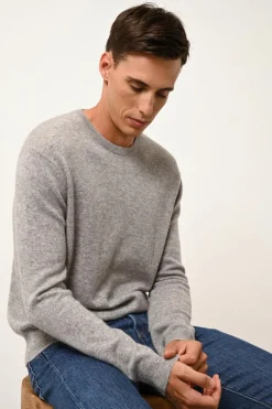 HOWARD pull col rond nuage chiné