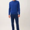 HOWARD pull col rond outremer