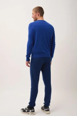 HOWARD pull col rond outremer