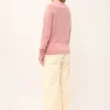 JANE pull col rond bois de rose