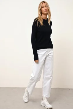 JANE pull col rond navy