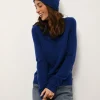 JANE pull col rond outremer
