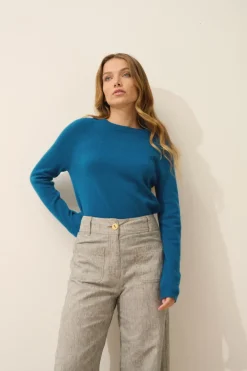 JANE pull col rond paon