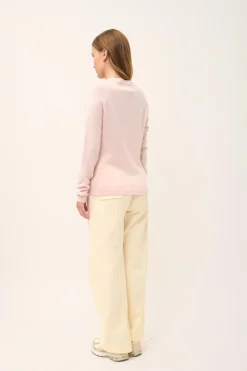 JANE pull col rond poudre