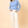 JANE pull col rond sky