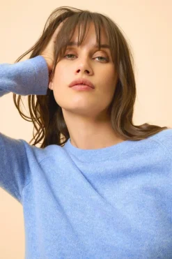 JANE pull col rond sky