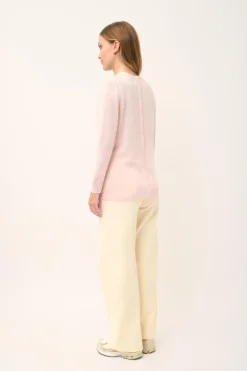 JANICE pull col rond poudre