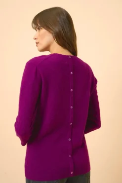 JANICE pull col rond prune