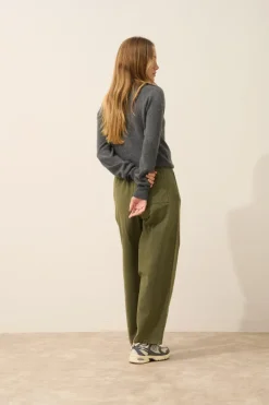 JEANNE pull col rond anthracite chiné