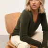JOAN pull col v kaki