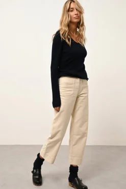 JOAN pull col v navy