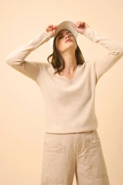 JOAN pull col v nude