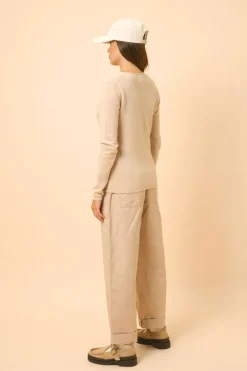 JOAN pull col v nude