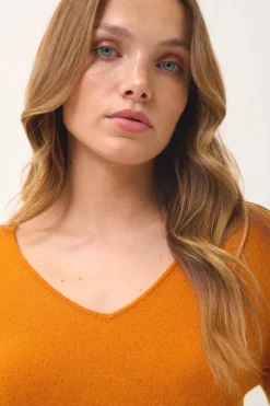 JOAN pull col v ocre