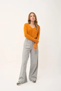 JOAN pull col v ocre
