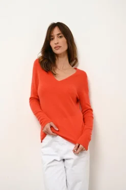 JOAN pull col v orange