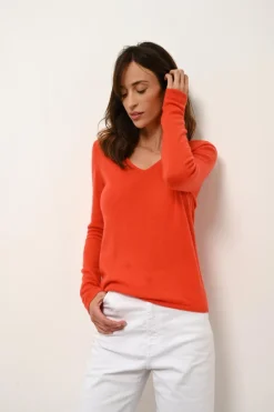 JOAN pull col v orange