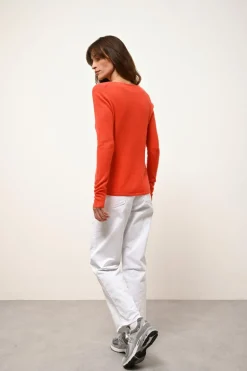 JOAN pull col v orange