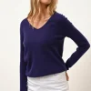 JOAN pull col v purple