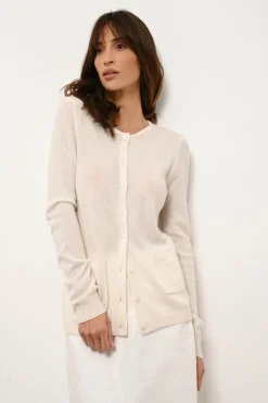 KATHARINE cardigan col rond neige