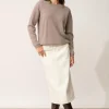 KAYLA pull col rond caribou chiné
