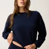 KAYLA pull col rond navy