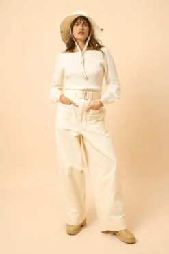 KELLY pull col bateau neige