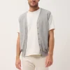 LANA cardigan col v nuage chiné