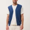 LANA cardigan col v ocean chiné