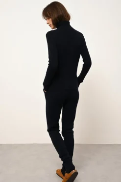 LANAIS pull col roulé navy