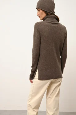 LAUREN bonnet taupe chiné