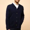 LEIFUR veste col chemise navy