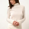 LEXIE pull col roulé neige