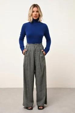 LEXIE pull col roulé outremer